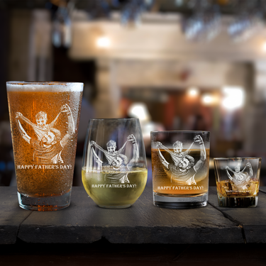 Custom Dad Portrait Glasses